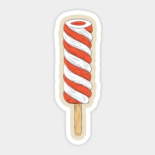 Cute ice cream Sticker